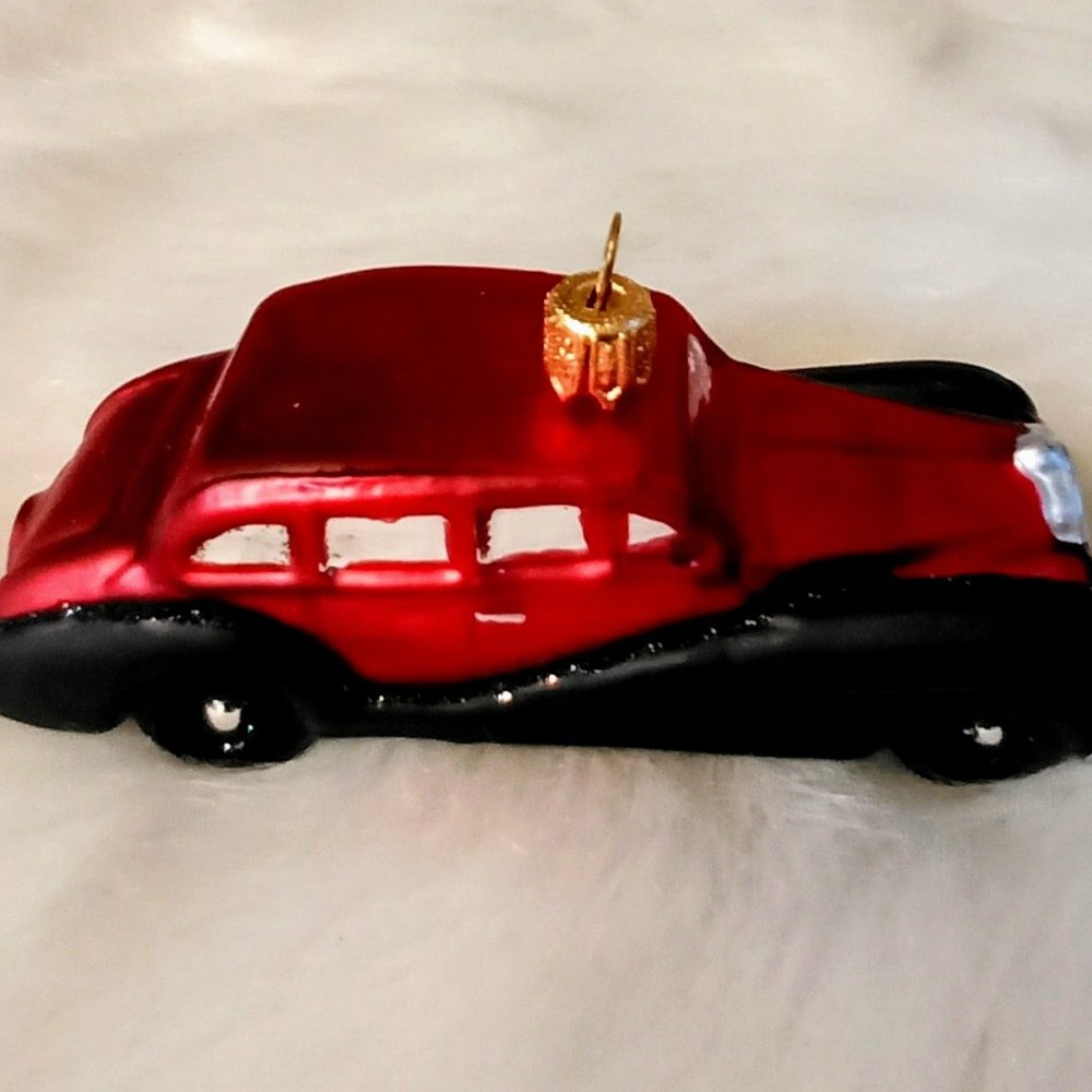 Vintage Sewerynski Hand Made Glass Car Ornament